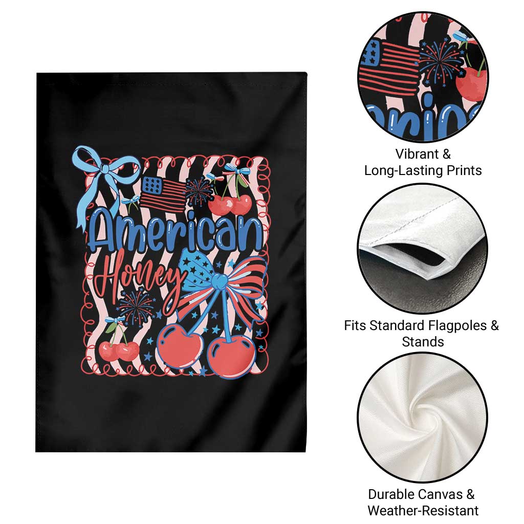Funny 4th Of July American Honey Garden Flag USA Independence Day Coquette TS11 Print Your Wear