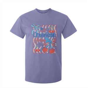 Funny 4th Of July American Honey T Shirt For Kid USA Independence Day Coquette TS11 Violet Print Your Wear