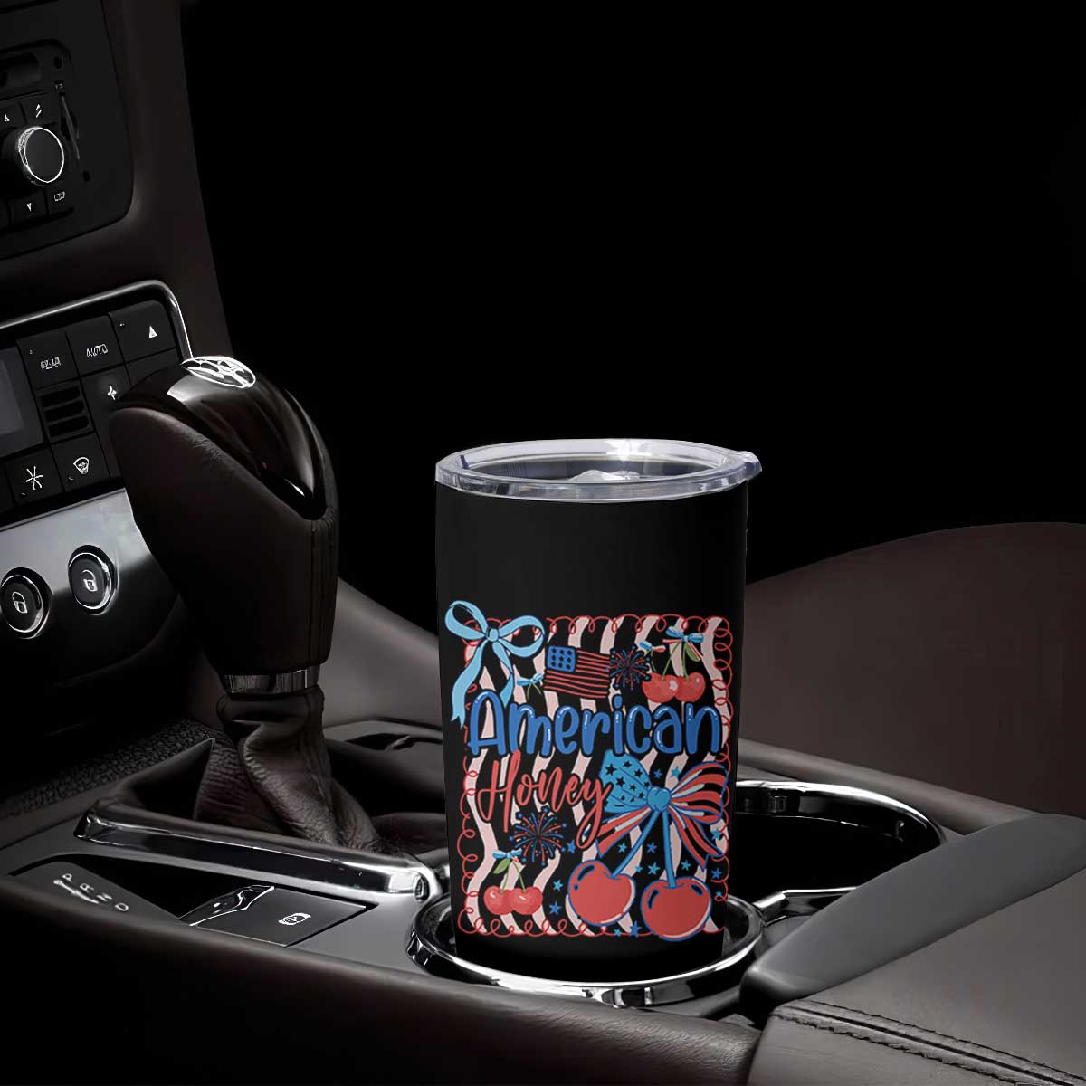 Funny 4th Of July American Honey Tumbler Cup USA Independence Day Coquette TS11 Print Your Wear