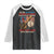 Funny 4th Of July Baseball Raglan Shirt The Whole Sky Would Brighten Up With Fireworks Giving Us Light For A Game TS11 Black White Print Your Wear