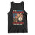 Funny 4th Of July Baseball Tank Top The Whole Sky Would Brighten Up With Fireworks Giving Us Light For A Game TS11 Black Print Your Wear