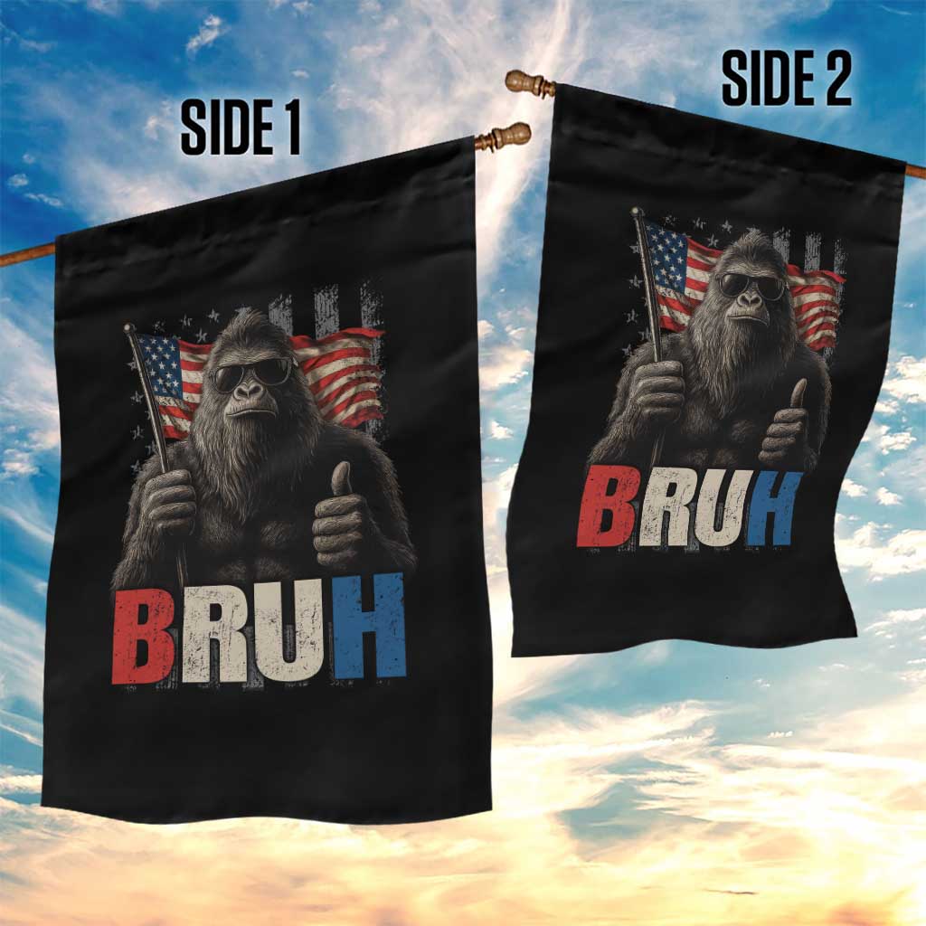 Funny 4th Of July Bigfoot Bruh Garden Flag Patriotic Sasquatch American US Flag TS11 Print Your Wear