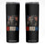 Funny 4th Of July Bigfoot Bruh Skinny Tumbler Patriotic Sasquatch American US Flag TS11 Black Print Your Wear