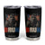 Funny 4th Of July Bigfoot Bruh Tumbler Cup Patriotic Sasquatch American US Flag TS11 Black Print Your Wear