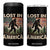 Funny 4th Of July Bigfoot Lost In America 4 in 1 Can Cooler Tumbler Patriotic Sasquatch US Flag Fireworks TS11 One Size: 16 oz Black Print Your Wear