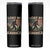 Funny 4th Of July Bigfoot Lost In America Skinny Tumbler Patriotic Sasquatch US Flag Fireworks TS11 Black Print Your Wear