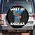 Funny 4th Of July Bigfoot Lost In America Spare Tire Cover Patriotic Sasquatch Rocket Footprint Fireworks TS11 No hole Black Print Your Wear
