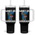 Funny 4th Of July Bigfoot Lost In America Tumbler With Handle Patriotic Sasquatch Rocket Footprint Fireworks TS11 One Size: 40 oz Black Print Your Wear