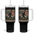 Funny 4th Of July Bigfoot Lost In America Tumbler With Handle Patriotic Sasquatch US Flag Fireworks TS11 One Size: 40 oz Black Print Your Wear