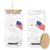 Funny 4th Of July Bigfoot Merica Glass Can Patriotic Sasquatch American US Flag TS11 Black Print Your Wear