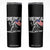 Funny 4th Of July Bigfoot Merica Skinny Tumbler Patriotic Sasquatch American US Flag TS11 Black Print Your Wear