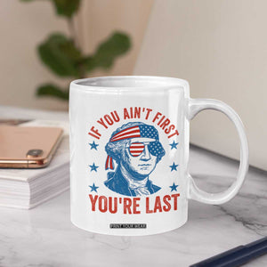 Funny 4th Of July Coffee Mug George Washington Stay Strapped Or Get Clapped TS10 Print Your Wear
