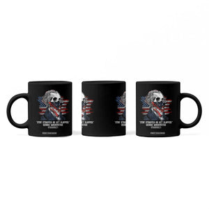 Funny 4th Of July Coffee Mug George Washington Stay Strapped Or Get Clapped USA Flag TS10 Print Your Wear