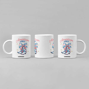 Funny 4th Of July Country Cowgirl Coffee Mug American Girly Western Cowboy Boots TS11 Print Your Wear
