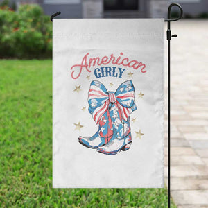Funny 4th Of July Country Cowgirl Garden Flag American Girly Western Cowboy Boots TS11 Print Your Wear