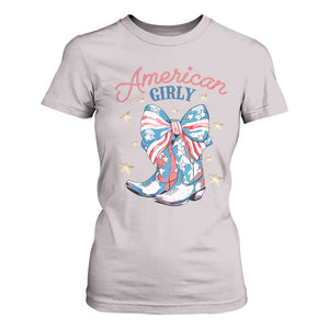 Funny 4th Of July Country Cowgirl T Shirt For Women American Girly Western Cowboy Boots TS11 Ice Gray Print Your Wear