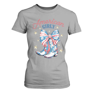 Funny 4th Of July Country Cowgirl T Shirt For Women American Girly Western Cowboy Boots TS11 Sport Gray Print Your Wear
