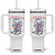 Funny 4th Of July Country Cowgirl Tumbler With Handle American Girly Western Cowboy Boots TS11 One Size: 40 oz White Print Your Wear
