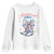 Funny 4th Of July Country Cowgirl Youth Sweatshirt American Girly Western Cowboy Boots TS11 White Print Your Wear