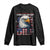 Funny 4th Of July DILF Damn I Love Freedom Long Sleeve Shirt Vintage Bald Eagle 4th Of July TS11 Black Print Your Wear