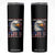 Funny 4th Of July DILF Damn I Love Freedom Skinny Tumbler Vintage Bald Eagle 4th Of July TS11 Black Print Your Wear