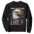Funny 4th Of July DILF Damn I Love Freedom Sweatshirt Vintage Bald Eagle 4th Of July TS11 Black Print Your Wear