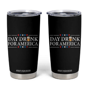 Funny 4th Of July Drinking Tumbler Cup Day Drunk For American TS11 Black Print Your Wear