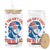 Funny 4th Of July Glass Can George Washington Stay Strapped Or Get Clapped TS10 White Print Your Wear
