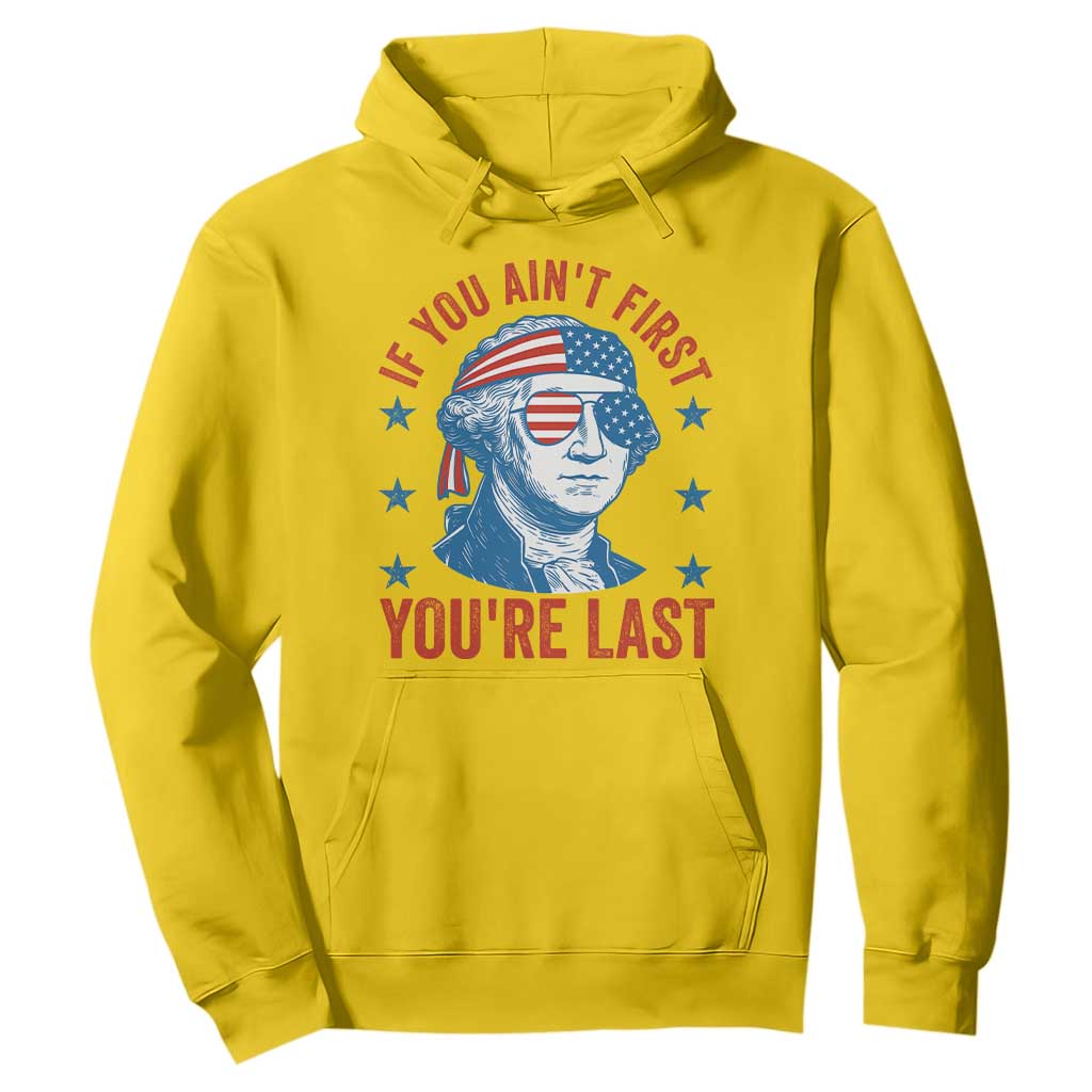 Funny 4th Of July Hoodie George Washington Stay Strapped Or Get Clapped TS10 Daisy Print Your Wear