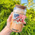 Funny 4th Of July Land Of The Free Because Of The Brave Glass Can American Flag Flowers TS11 Print Your Wear
