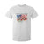 Funny 4th Of July Land Of The Free Because Of The Brave T Shirt For Kid American Flag Flowers TS11 White Print Your Wear