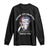 Funny 4th Of July Long Sleeve Shirt Sippin On Liber Tea Liberty Abe Lincoln 1776 USA Flag TS10 Black Print Your Wear