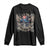 Funny 4th Of July Patriotic Skull Long Sleeve Shirt I Am The Rockets Red Glare EST 1776 TS11 Black Print Your Wear