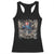 Funny 4th Of July Patriotic Skull Racerback Tank Top I Am The Rockets Red Glare EST 1776 TS11 Black Print Your Wear