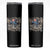 Funny 4th Of July Patriotic Skull Skinny Tumbler I Am The Rockets Red Glare EST 1776 TS11 Black Print Your Wear