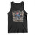 Funny 4th Of July Patriotic Skull Tank Top I Am The Rockets Red Glare EST 1776 TS11 Black Print Your Wear