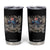 Funny 4th Of July Patriotic Skull Tumbler Cup I Am The Rockets Red Glare EST 1776 TS11 Black Print Your Wear