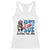 Funny 4th Of July Pregnancy Announcement Racoon Racerback Tank Top Red White And Due Eating For Two TS11 White Print Your Wear