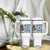 Funny 4th Of July Pregnancy Announcement Racoon Tumbler With Handle Red White And Due Eating For Two TS11 Print Your Wear