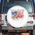 Funny 4th Of July Pregnancy Announcement Spare Tire Cover Growing An American Baby USA Flag TS11 No hole White Print Your Wear