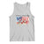Funny 4th Of July Pregnancy Announcement Tank Top Growing An American Baby USA Flag TS11 Ash Print Your Wear