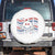 Funny 4th Of July Spare Tire Cover Party In The USA Smiling Face Retro Groovy TS02 No hole White Print Your Wear