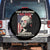 Funny 4th Of July Spare Tire Cover Stay Strapped Or Get Clapped American Flag George Washington TS02 No hole Black Print Your Wear