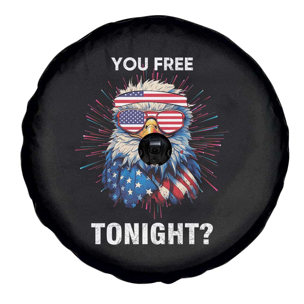 Funny 4th Of July Spare Tire Cover You Free Tonight Independence Day Eagle American USA TS11 Print Your Wear