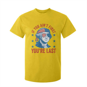 Funny 4th Of July T Shirt For Kid George Washington Stay Strapped Or Get Clapped TS10 Daisy Print Your Wear