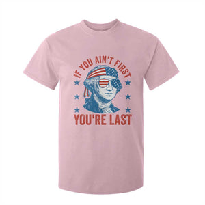 Funny 4th Of July T Shirt For Kid George Washington Stay Strapped Or Get Clapped TS10 Light Pink Print Your Wear