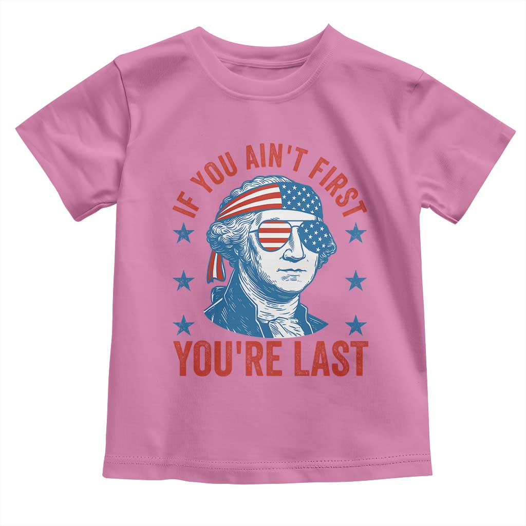 Funny 4th Of July Toddler T Shirt George Washington Stay Strapped Or Get Clapped TS10 Azalea Print Your Wear