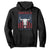 Funny 4th Of July Western Hoodie America EST 1776 Long Horn Skull TS11 Black Print Your Wear