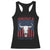 Funny 4th Of July Western Racerback Tank Top America EST 1776 Long Horn Skull TS11 Black Print Your Wear