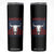 Funny 4th Of July Western Skinny Tumbler America EST 1776 Long Horn Skull TS11 Black Print Your Wear